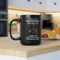American Soldier Patriotism Mug 15 Oz - Black -American Flags Sales 11044921753283606555 2048