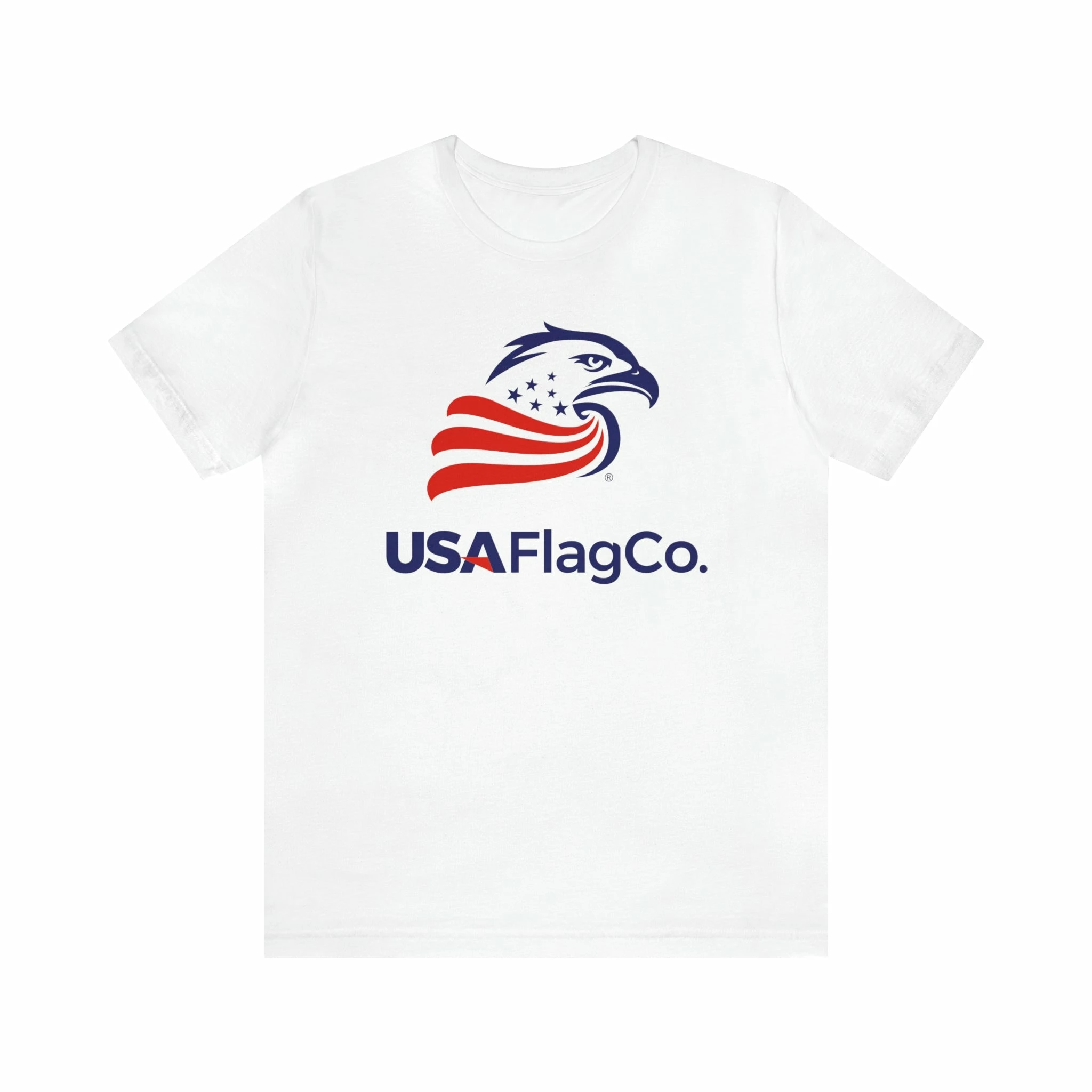 USA Flag Co. T Shirt: Bella + Canvas 3001 1 USA Flag Co. T Shirt: Bella + Canvas 3001