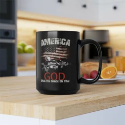 AMERICA God Shed His Grace On Thee Mug - 15 Oz Black Mug -American Flags Sales 2d7abc95dc2c2d9c6ca29da17ba1c88e