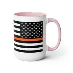 Two-Tone Thin Orange Line Flag Coffee Mugs, 15oz 37 Two-Tone Thin Orange Line Flag Coffee Mugs, 15oz -American Flags Sales 31c7a07aa3bfce6b06fa7251ce2c88c1