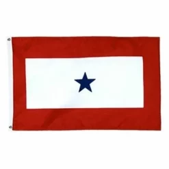 4' X 6' Blue Star Service Flag