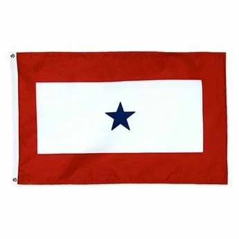 5' X 8' Blue Star Service Flag 1 5' X 8' Blue Star Service Flag