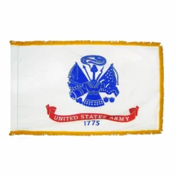 3' X 5' Indoor Fringed Nylon Army Flag