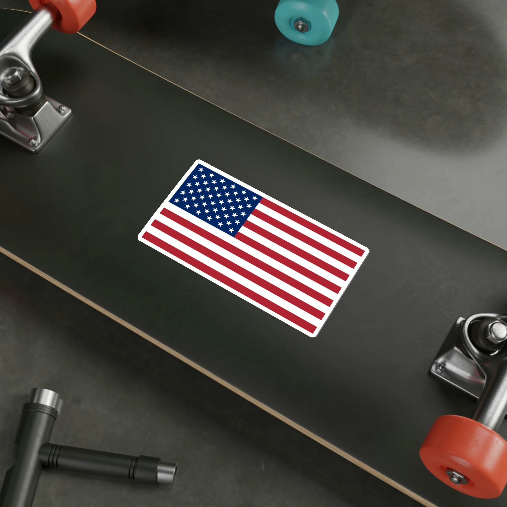 American Flag Decal (indoor And Outdoor Use) 3 American Flag Decal (indoor And Outdoor Use) - Image 3