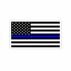 Thin Blue Line Flag Decal (indoor And Outdoor Use) -American Flags Sales 4e7da16eef56196b19174bf0f63a08b1