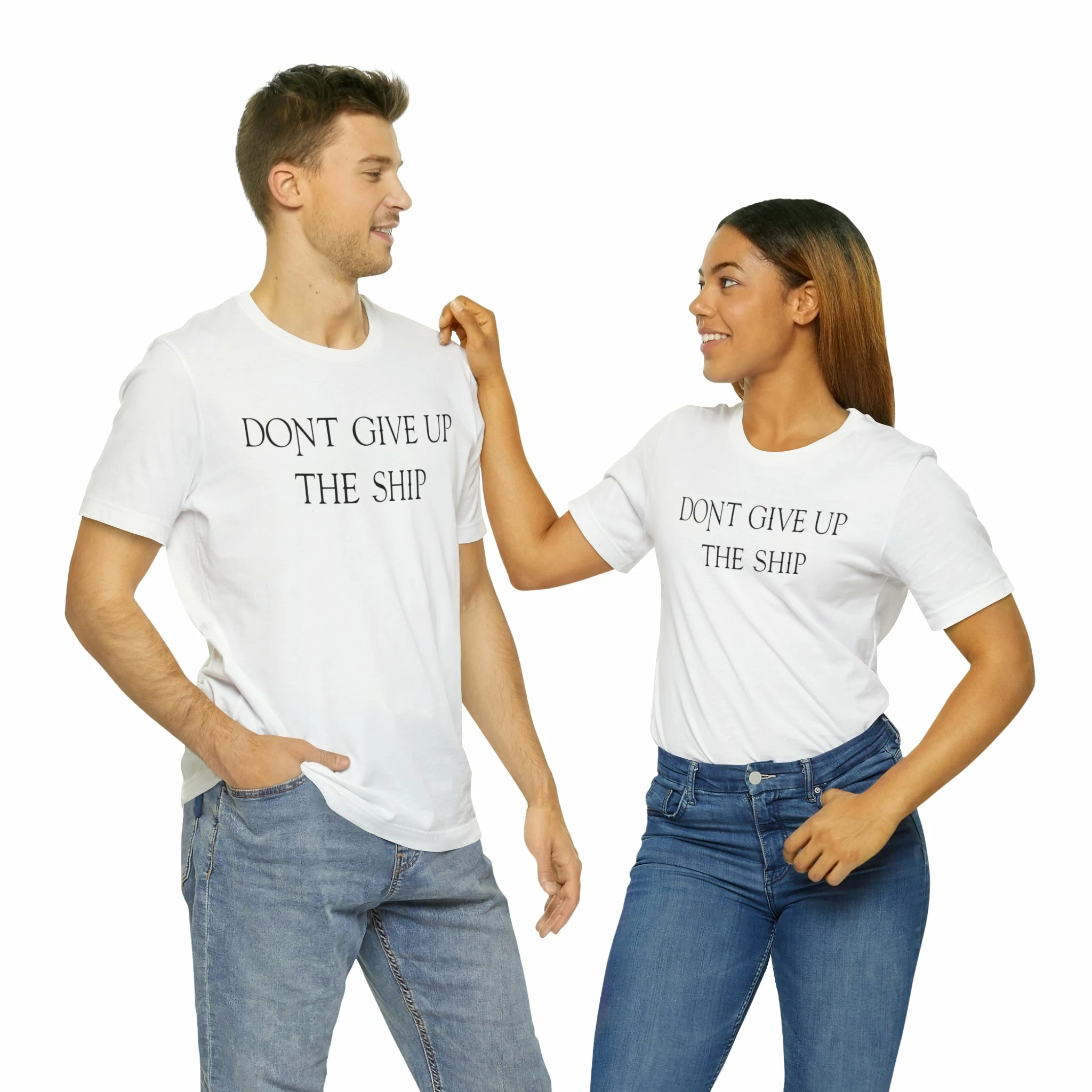 Don't Give Up The Ship T Shirt: Bella + Canvas 3001 13 Don't Give Up The Ship T Shirt: Bella + Canvas 3001 - Image 13