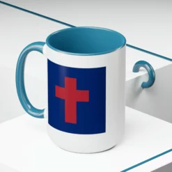 Two-Tone Christian Flag Coffee Mugs, 15oz 34 Two-Tone Christian Flag Coffee Mugs, 15oz -American Flags Sales 600ccb56dacc830e7bd627b6c5021382