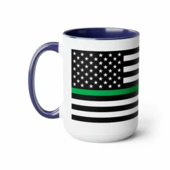 Two-Tone Thin Green Line Flag Coffee Mugs, 15oz 30 Two-Tone Thin Green Line Flag Coffee Mugs, 15oz -American Flags Sales 67df93643acce8fe57c9d3752f853209