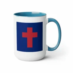 Two-Tone Christian Flag Coffee Mugs, 15oz 32 Two-Tone Christian Flag Coffee Mugs, 15oz -American Flags Sales 6c2a561a208846fef302bf22bccb073e