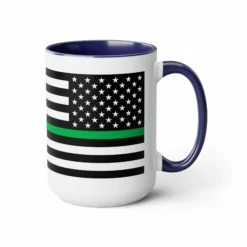 Two-Tone Thin Green Line Flag Coffee Mugs, 15oz 32 Two-Tone Thin Green Line Flag Coffee Mugs, 15oz -American Flags Sales 7c6dbd18bdd4c318353495f26b0d0e88