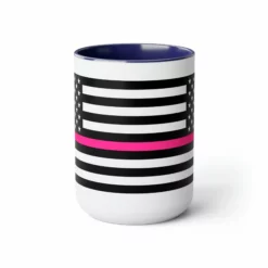 Two-Tone Thin Pink Line Flag Coffee Mugs, 15oz 31 Two-Tone Thin Pink Line Flag Coffee Mugs, 15oz -American Flags Sales 7d4708b81f44bab628713bbe84c9c92b