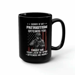 American Soldier Patriotism Mug 15 Oz - Black -American Flags Sales 8301568028306209938 2048