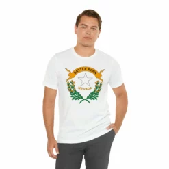Nevada State Flag T Shirt: Bella + Canvas 3001 -American Flags Sales 916a43d4ac9156b53b29cedf518066a2