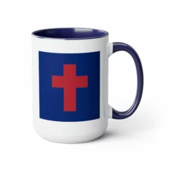 Two-Tone Christian Flag Coffee Mugs, 15oz 22 Two-Tone Christian Flag Coffee Mugs, 15oz -American Flags Sales 91a318b0b3c38aedfe628511de04a229