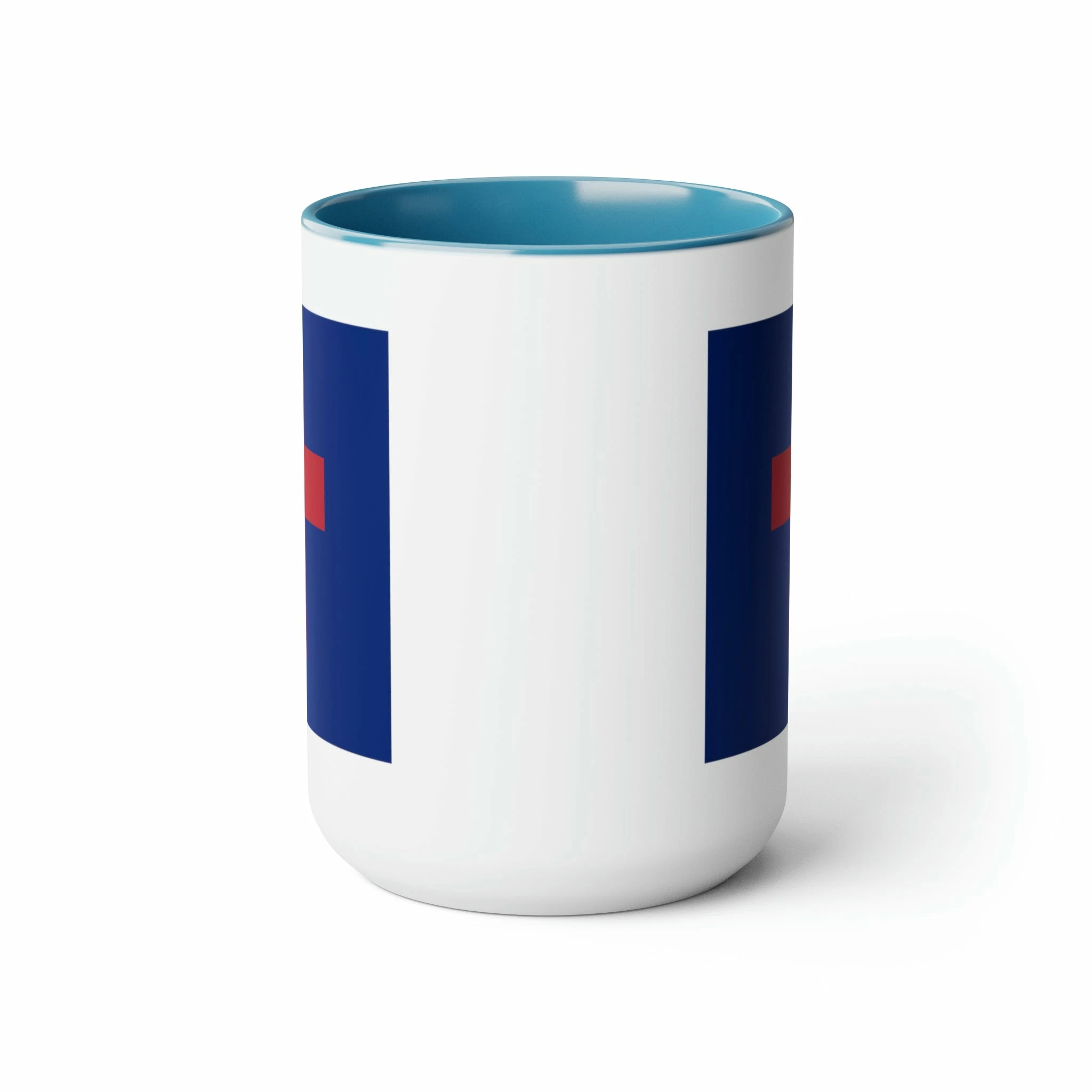 Two-Tone Christian Flag Coffee Mugs, 15oz 12 Two-Tone Christian Flag Coffee Mugs, 15oz - Image 12
