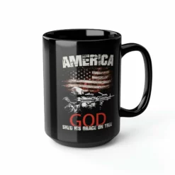 AMERICA God Shed His Grace On Thee Mug - 15 Oz Black Mug -American Flags Sales a9aba883499a8f584b4132856357f8f3