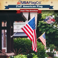 American Flag 3x5 Foot - Embroidered Stars & Sewn Stripes -American Flags Sales american flag for home 3x5 1