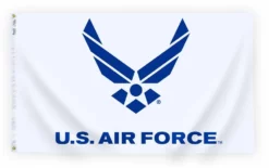 Nylon Air Force Logo Flag - 3 Ft X 5 Ft