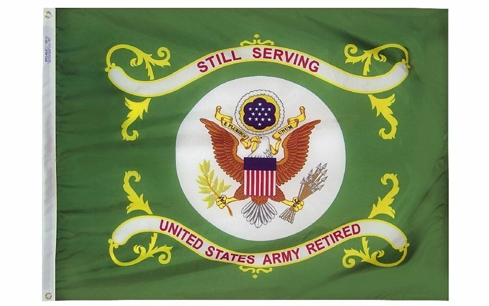 3' X 4' U.S. Army Retired Flag 2 3' X 4' U.S. Army Retired Flag - Image 2