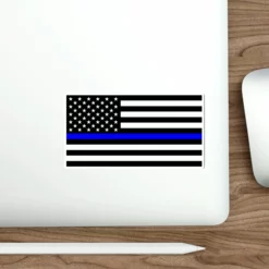 Thin Blue Line Flag Decal (indoor And Outdoor Use) -American Flags Sales b96f6907a48cb9e6bee47275a6b25439