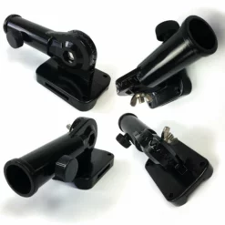 PATRIOT™ Flag Pole And FREEDOM™ Bracket Kit - Classic Black (6ft, 1-inch Diameter) -American Flags Sales black freedom bracket