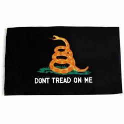 Black Gadsden Flag