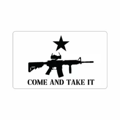 Come And Take It AR-15 Flag Decal (indoor And Outdoor Use)