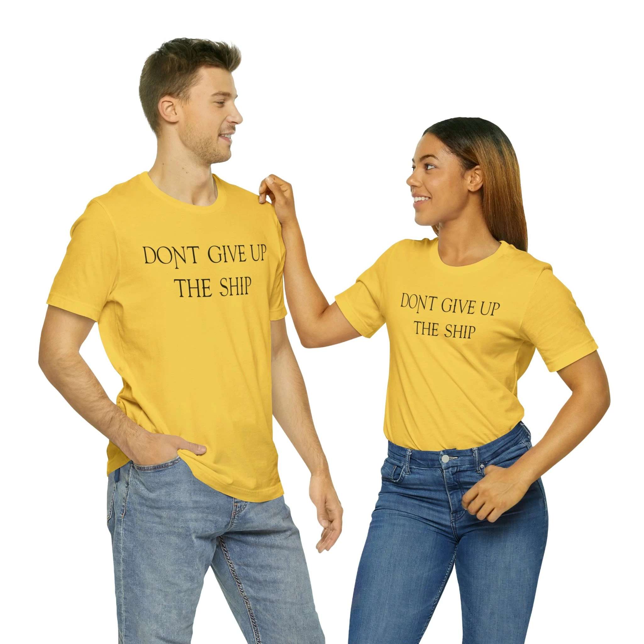 Don't Give Up The Ship T Shirt: Bella + Canvas 3001 19 Don't Give Up The Ship T Shirt: Bella + Canvas 3001 - Image 19