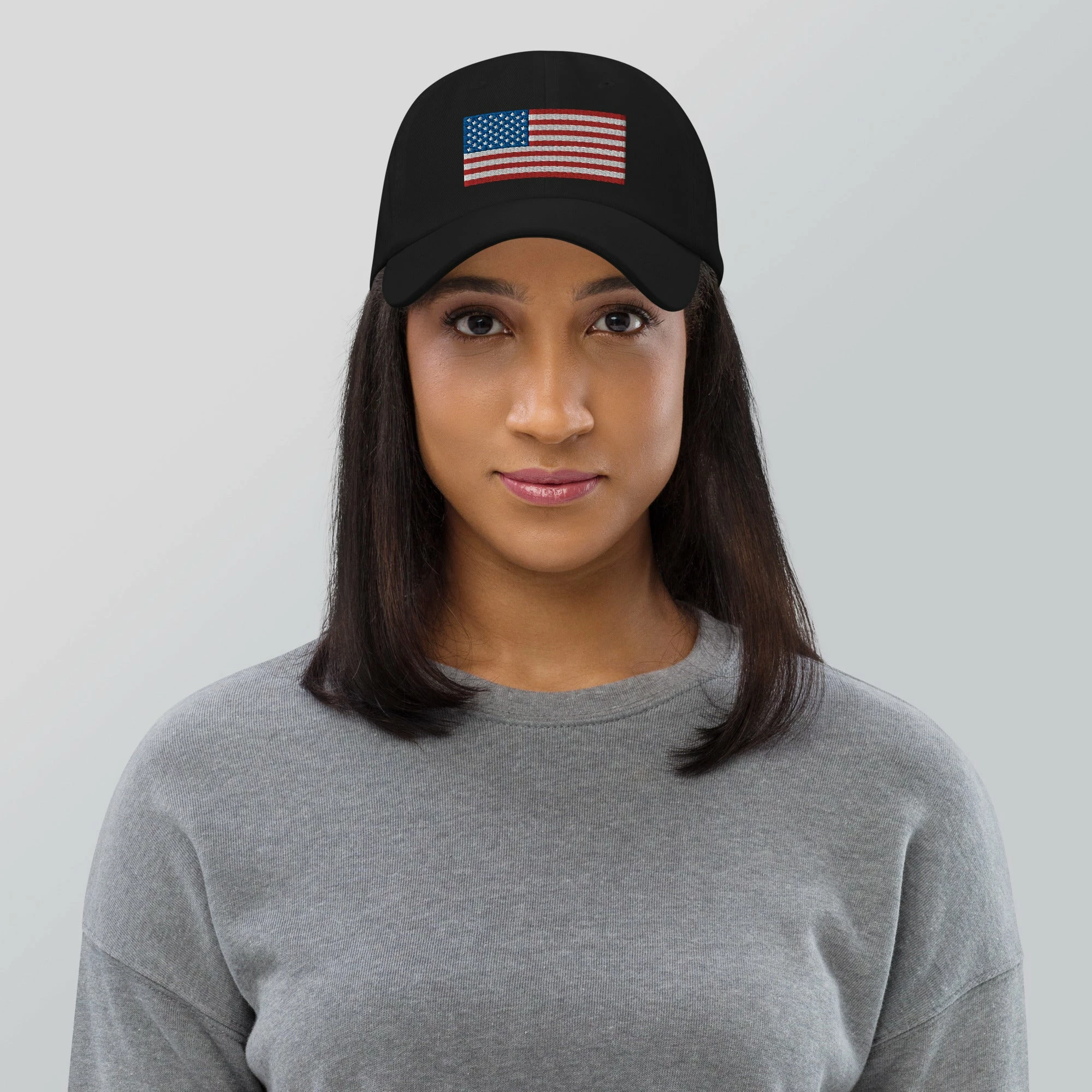 Dad Hat - USA Flag (Embroidered Flag) 8 Dad Hat - USA Flag (Embroidered Flag) - Image 8