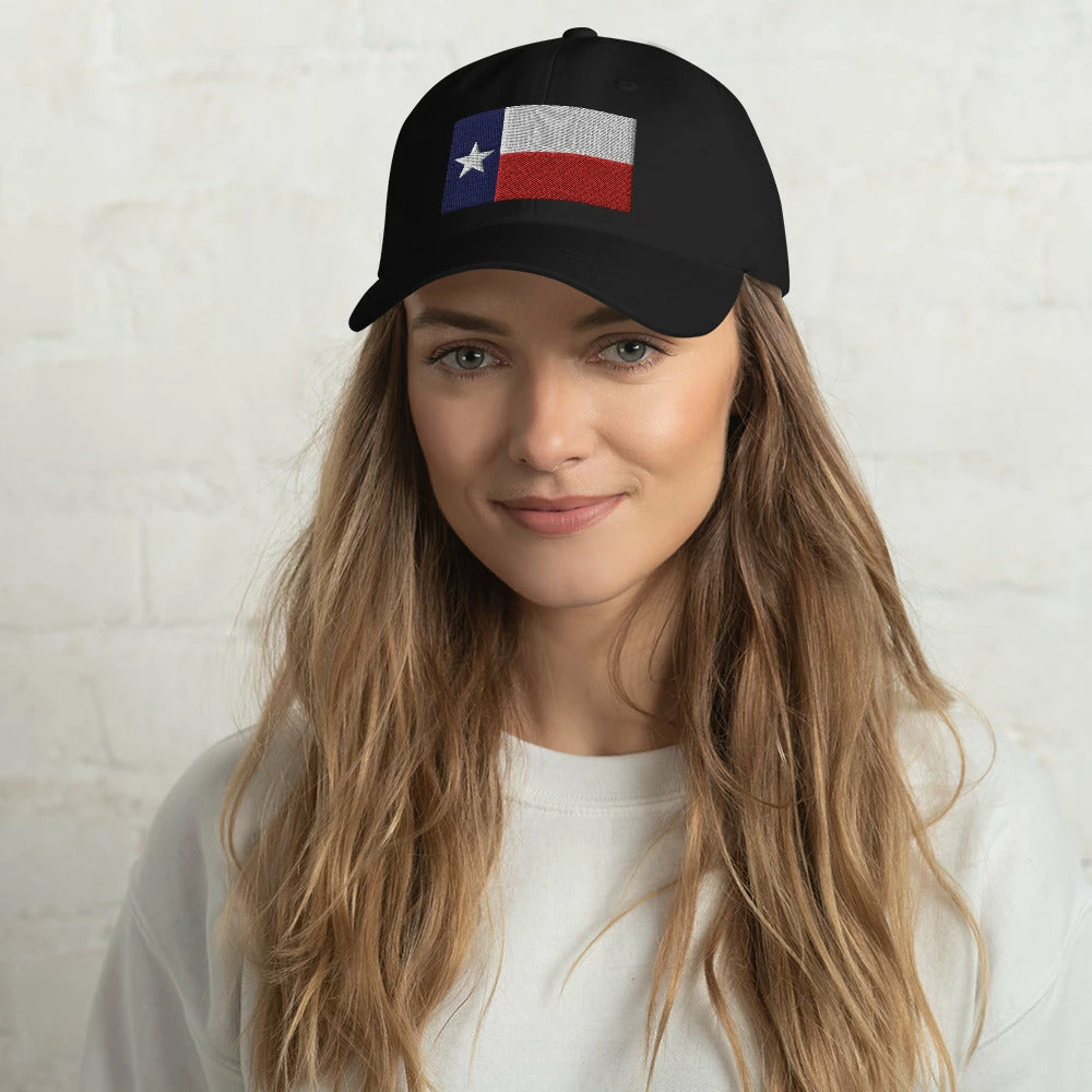 Dad Hat - Texas State Flag (Embroidered Flag) 2 Dad Hat - Texas State Flag (Embroidered Flag) - Image 2