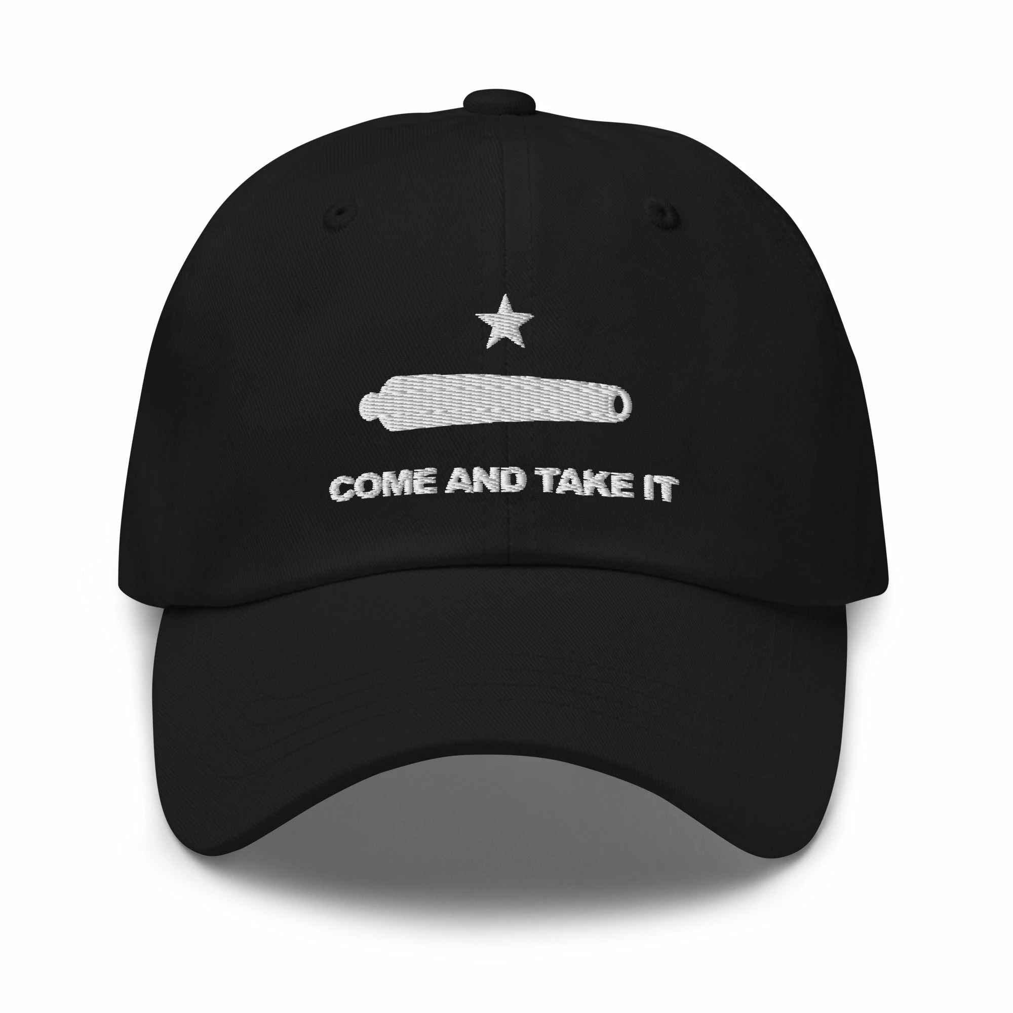 Dad Hat - Come And Take It (White Embroidered) 1 Dad Hat - Come And Take It (White Embroidered)