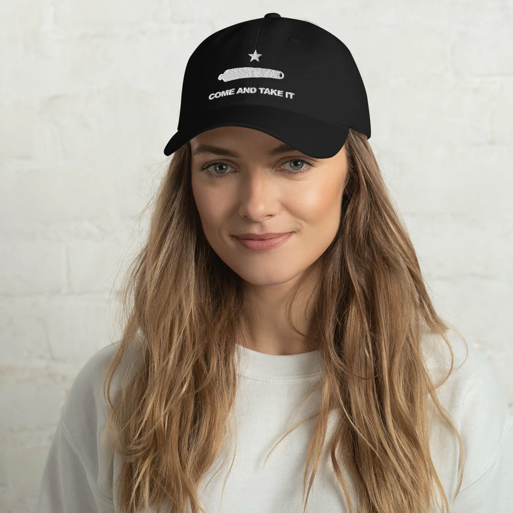 Dad Hat - Come And Take It (White Embroidered) 2 Dad Hat - Come And Take It (White Embroidered) - Image 2
