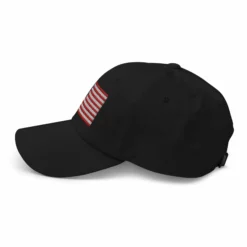 Dad Hat - Star Spangled Banner Flag (Embroidered Flag) -American Flags Sales classic dad hat black left side 65cbc5f04330c