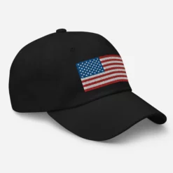 Dad Hat - USA Flag (Embroidered Flag) 33 Dad Hat - USA Flag (Embroidered Flag) -American Flags Sales classic dad hat black right front 63471f5e8c2a8