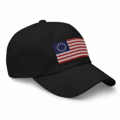 Dad Hat - Betsy Ross Flag (Embroidered Flag) -American Flags Sales classic dad hat black right front 65c92b771e5b0