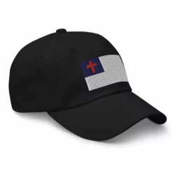 Dad Hat - Christian Flag (Embroidered Flag) 31 Dad Hat - Christian Flag (Embroidered Flag) -American Flags Sales classic dad hat black right front 65c93ae6011dd