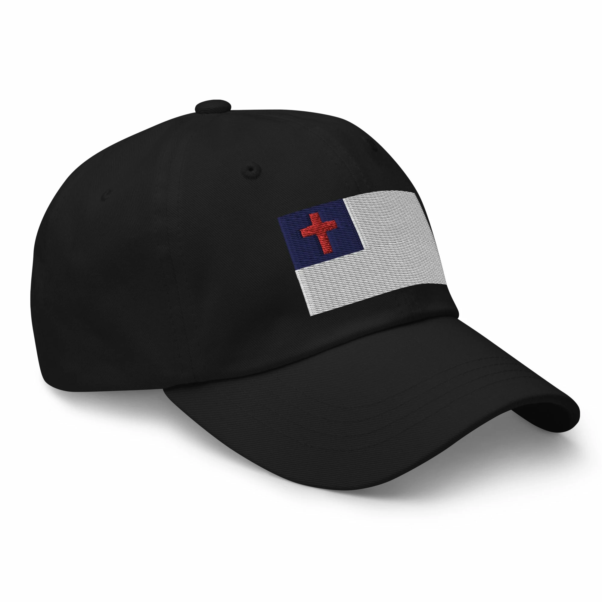 Dad Hat - Christian Flag (Embroidered Flag) 12 Dad Hat - Christian Flag (Embroidered Flag) - Image 12