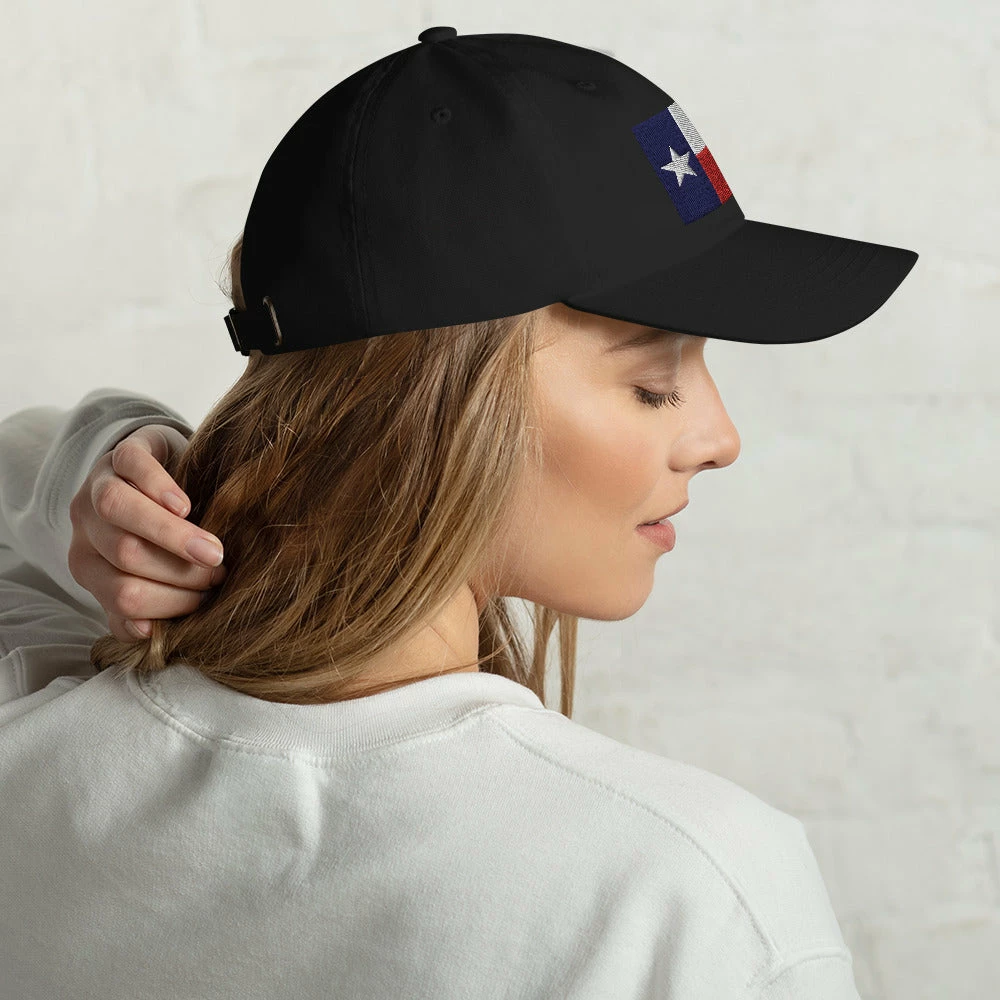 Dad Hat - Texas State Flag (Embroidered Flag) 4 Dad Hat - Texas State Flag (Embroidered Flag) - Image 4