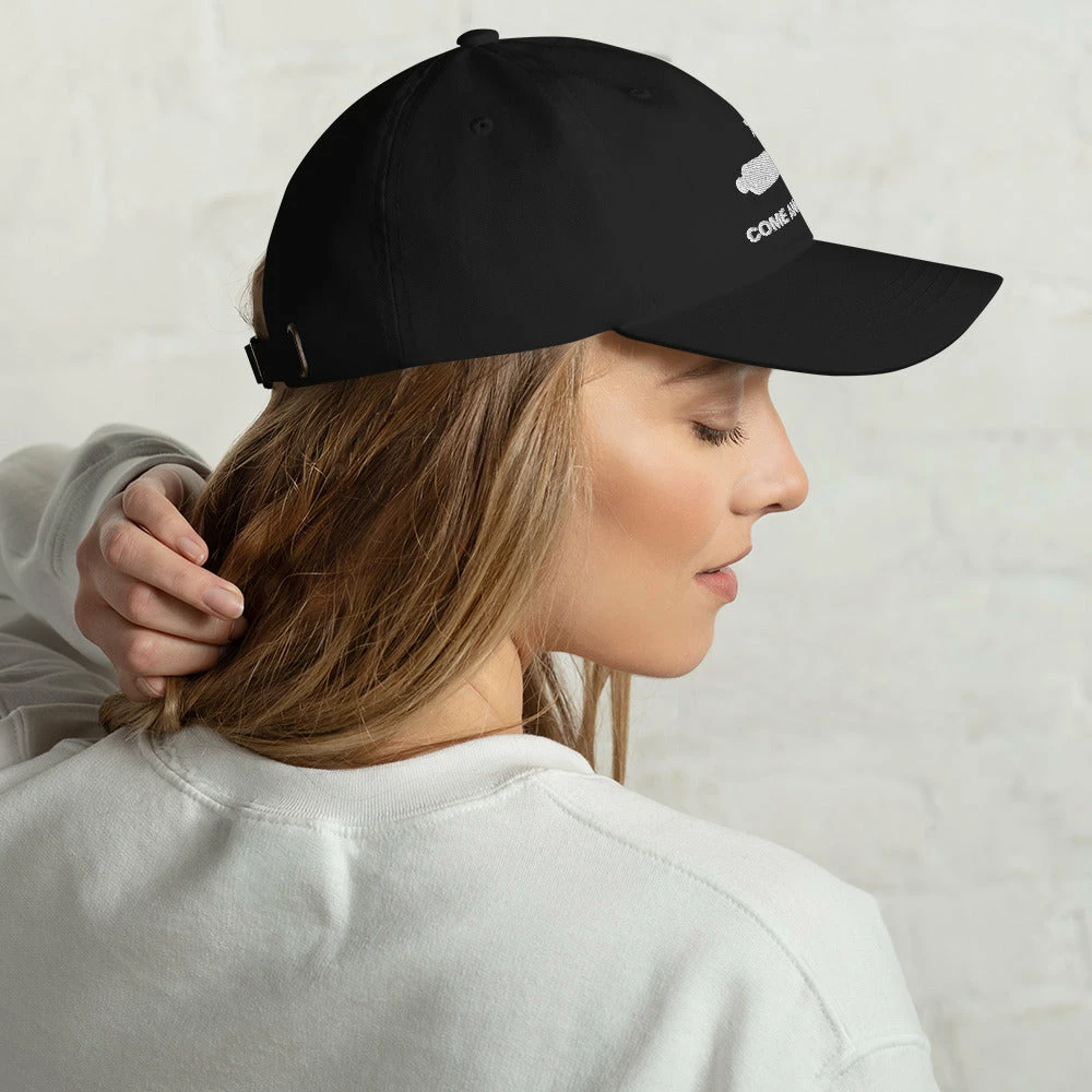 Dad Hat - Come And Take It (White Embroidered) 4 Dad Hat - Come And Take It (White Embroidered) - Image 4