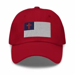 Dad Hat - Christian Flag (Embroidered Flag) 36 Dad Hat - Christian Flag (Embroidered Flag) -American Flags Sales classic dad hat cranberry front 65c93ae60182b