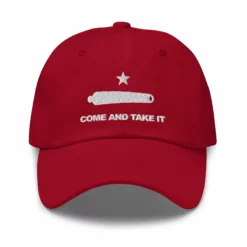 Dad Hat - Come And Take It (White Embroidered) 38 Dad Hat - Come And Take It (White Embroidered) -American Flags Sales classic dad hat cranberry front 65c97de7b35d0