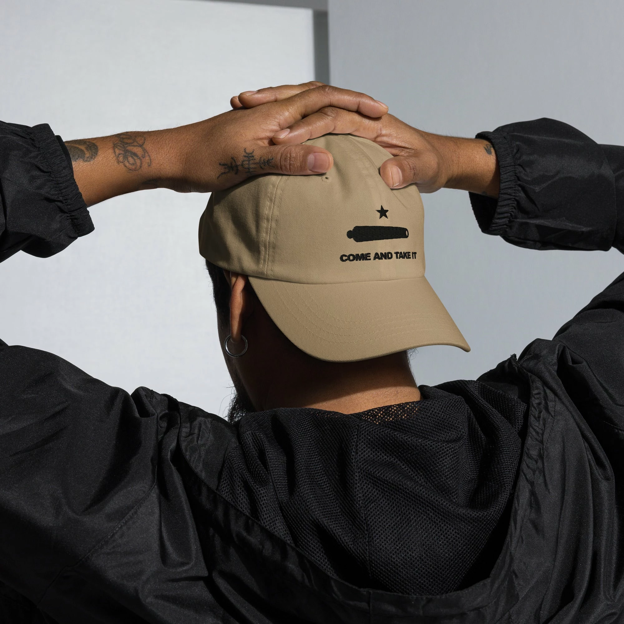 Dad Hat - Come And Take It (Black Embroidered) 6 Dad Hat - Come And Take It (Black Embroidered) - Image 6