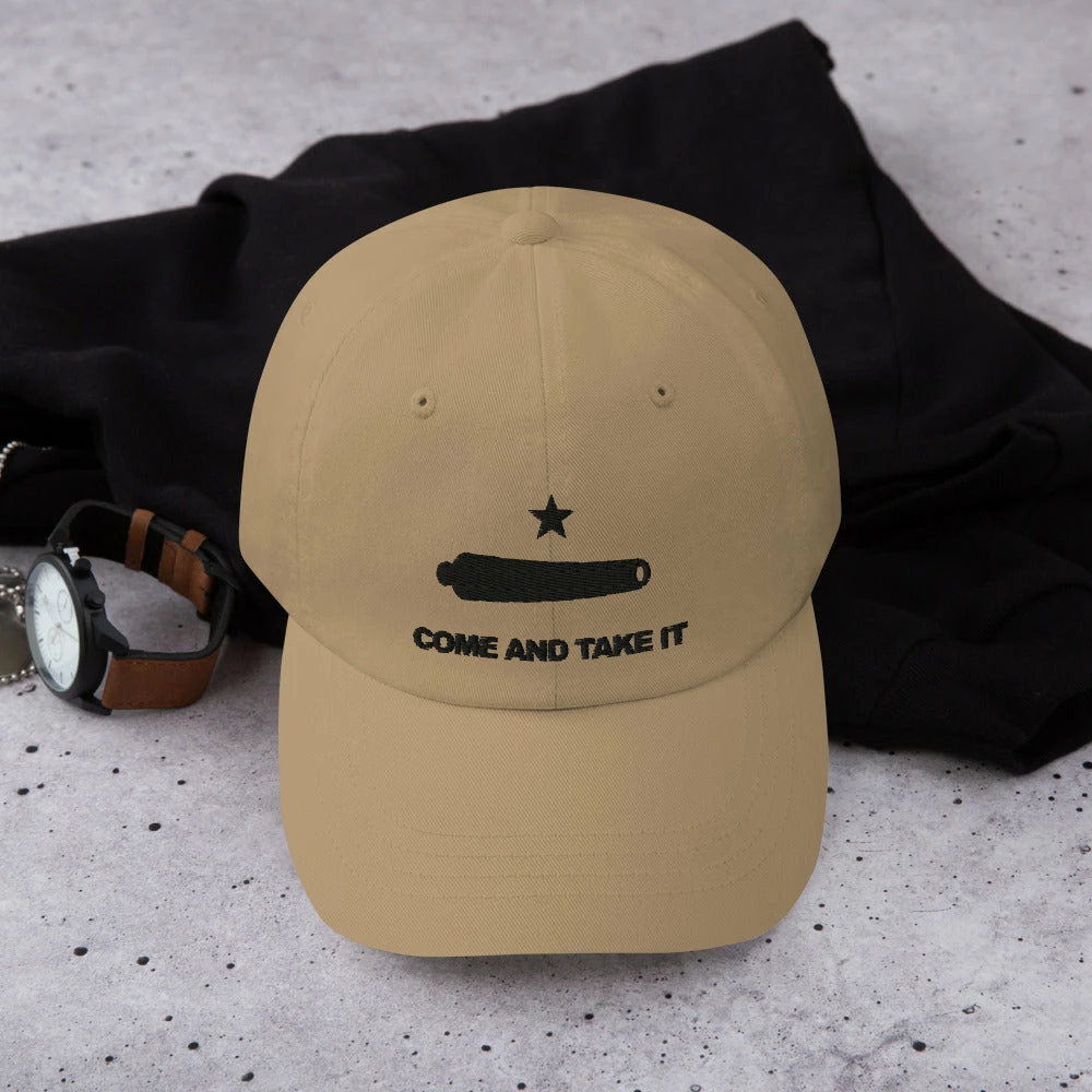 Dad Hat - Come And Take It (Black Embroidered) 11 Dad Hat - Come And Take It (Black Embroidered) - Image 11
