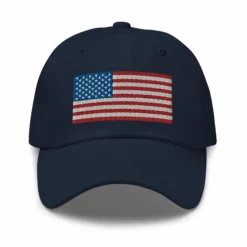 Dad Hat - USA Flag (Embroidered Flag) 35 Dad Hat - USA Flag (Embroidered Flag) -American Flags Sales classic dad hat navy front 63471f5e8c467