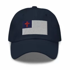 Dad Hat - Christian Flag (Embroidered Flag) 33 Dad Hat - Christian Flag (Embroidered Flag) -American Flags Sales classic dad hat navy front 65c93ae60143a