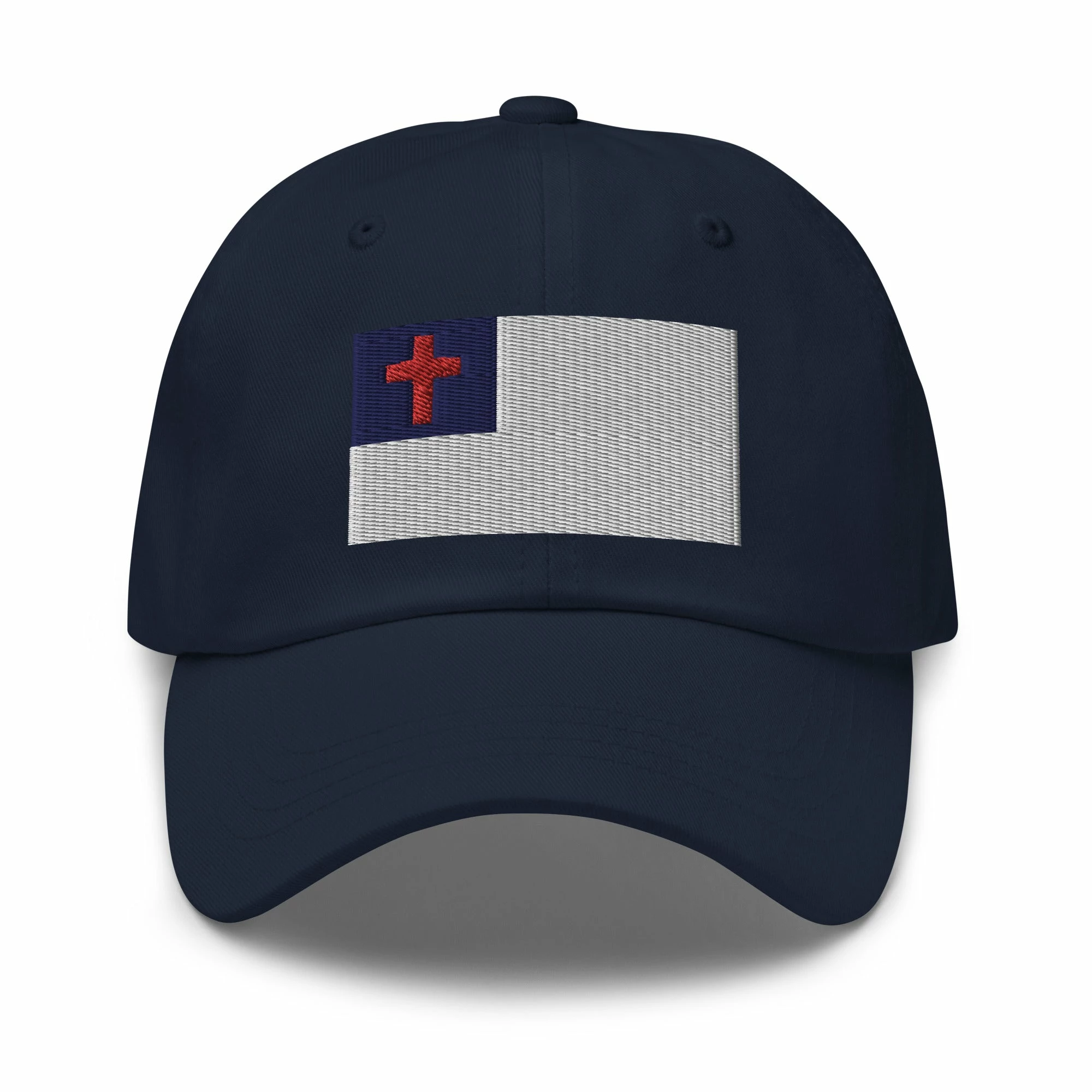 Dad Hat - Christian Flag (Embroidered Flag) 14 Dad Hat - Christian Flag (Embroidered Flag) - Image 14