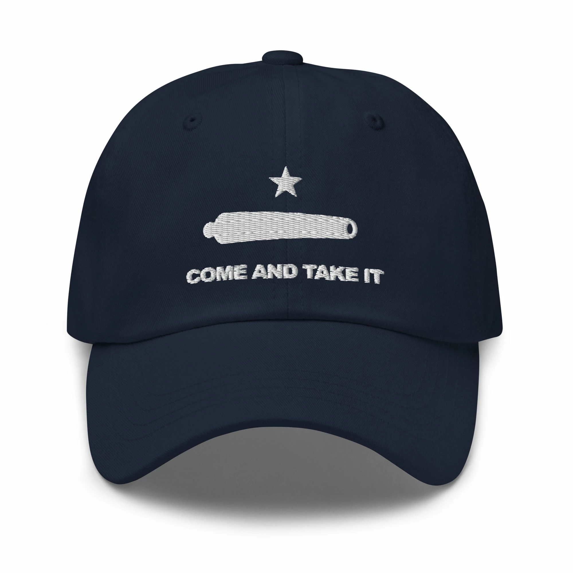 Dad Hat - Come And Take It (White Embroidered) 15 Dad Hat - Come And Take It (White Embroidered) - Image 15