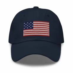 Dad Hat - Star Spangled Banner Flag (Embroidered Flag) -American Flags Sales classic dad hat navy front 65cbc5f0433af
