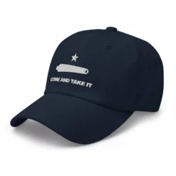 Dad Hat - Come And Take It (White Embroidered) 36 Dad Hat - Come And Take It (White Embroidered) -American Flags Sales classic dad hat navy left front 65c97de7b32c9