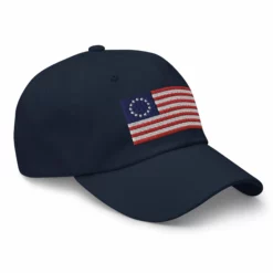 Dad Hat - Betsy Ross Flag (Embroidered Flag) -American Flags Sales classic dad hat navy right front 65c92b771e900